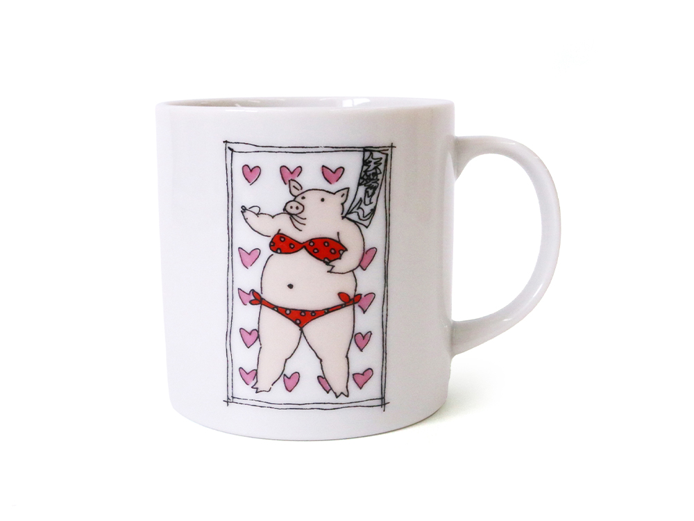 個性豊かなぶーちゃん柄が楽しい！マグカップ(D) | カタログ - 矢場と