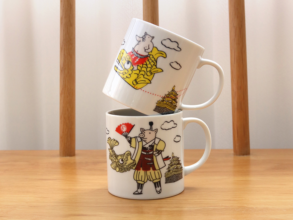 個性豊かなぶーちゃん柄が楽しい！マグカップ(K) | カタログ - 矢場と