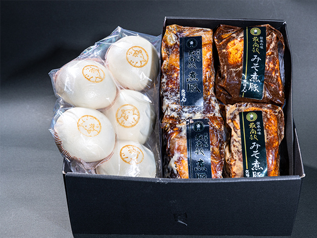 煮豚・豚まんセット | カタログ - 矢場とんショッピング