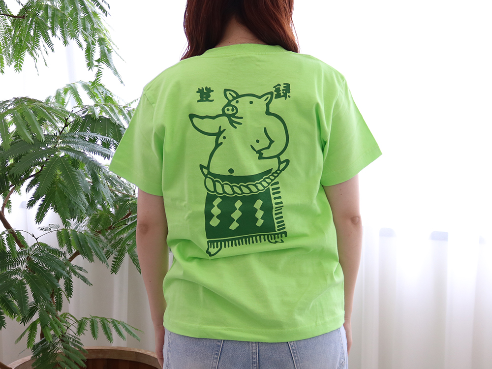 定番】お土産にぴったり！Tシャツ(ライムグリーン) | カタログ - 矢場